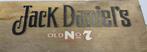 Vintage Jack Daniel’s whiskey bord Old No7 hout, Verzamelen, Ophalen of Verzenden, Reclamebord