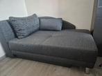 Zetelbed/chaise longue/slaapbank Roy, Maison & Meubles, 90 cm, Gris, Enlèvement, 200 cm