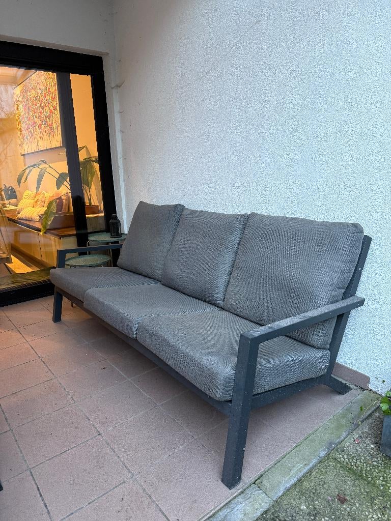 Loungeset tuin, Ophalen, 5 zitplaatsen, Gebruikt, Aluminium