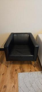 Lederen Fauteuil - Zwart, Huis en Inrichting, Fauteuils, Ophalen