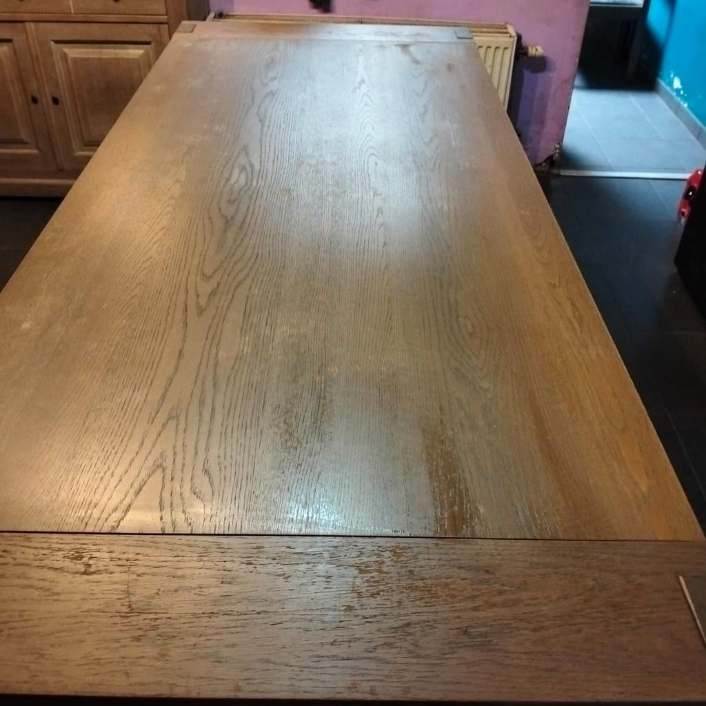 Tafel te koop, Ophalen, Gebruikt, Eikenhout, 50 tot 100 cm