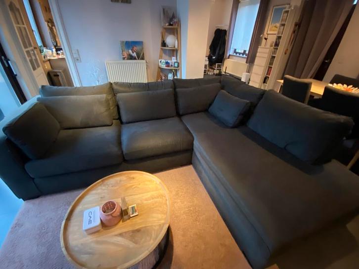 Canapé avec méridienne, Maison & Meubles, Canapés | Coins salons complets, Utilisé, Tissus, Enlèvement