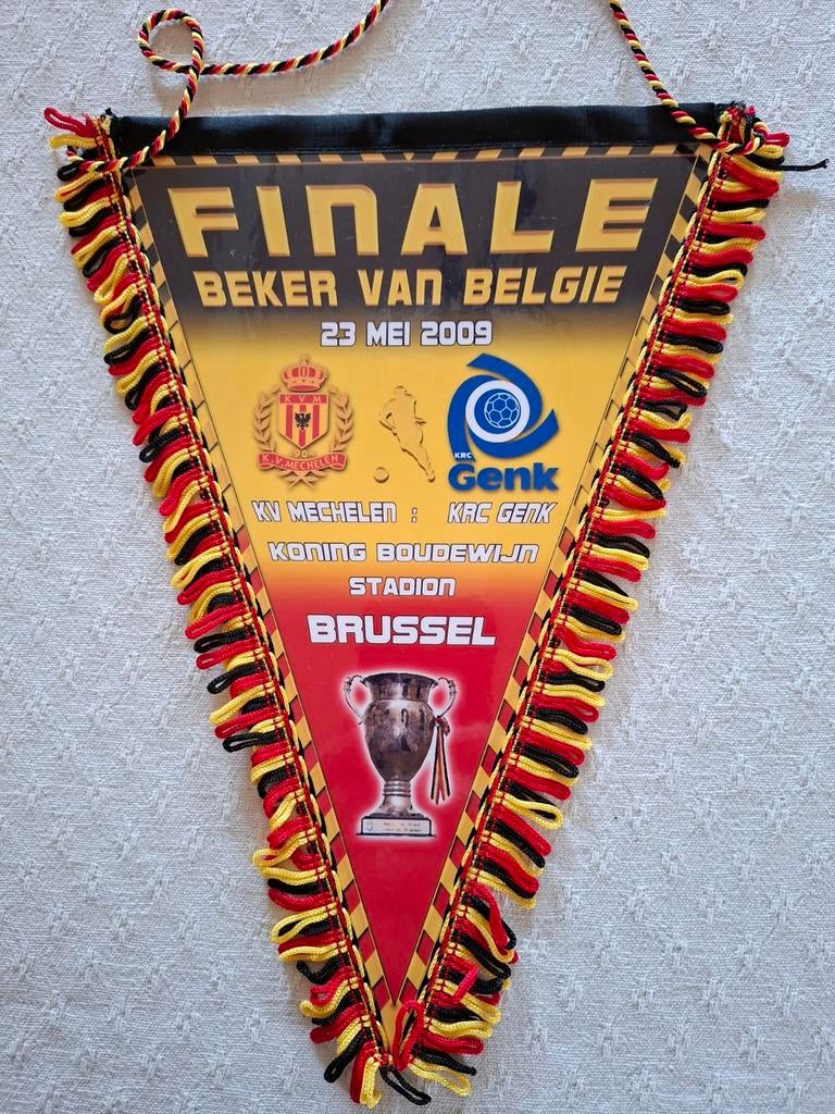 Bekerfinale 2009  KV Mechelen - KRC Genk, Ophalen of Verzenden