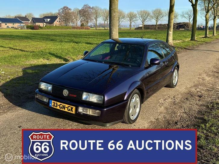 Volkswagen Corrado G60 Jet Edition | 1994 | Route 66 Auction, Auto's, Oldtimers, Bedrijf, Te koop, Volkswagen, Benzine, Overige carrosserie