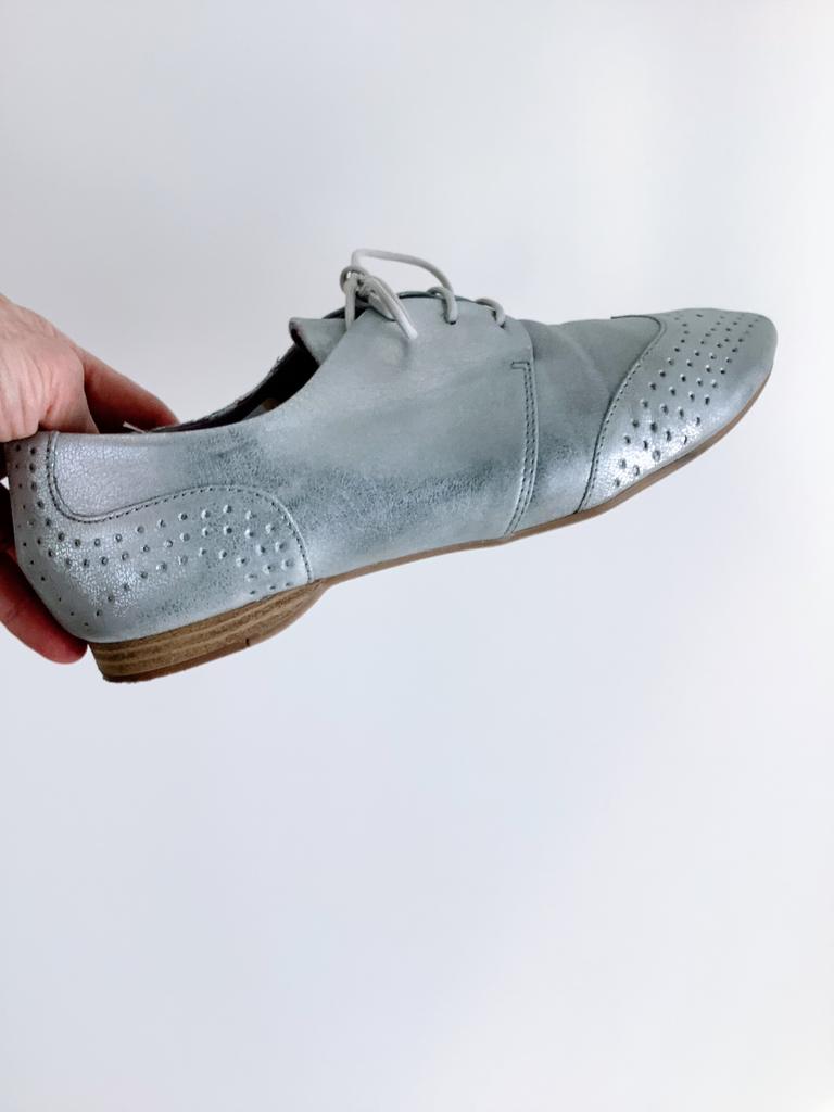 Silver derby shoes 38, Ophalen of Verzenden, Zo goed als nieuw