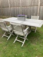 Kwaliteitsvolle teak tuinset uitstekende staat, Ophalen, Zo goed als nieuw, Tuinset