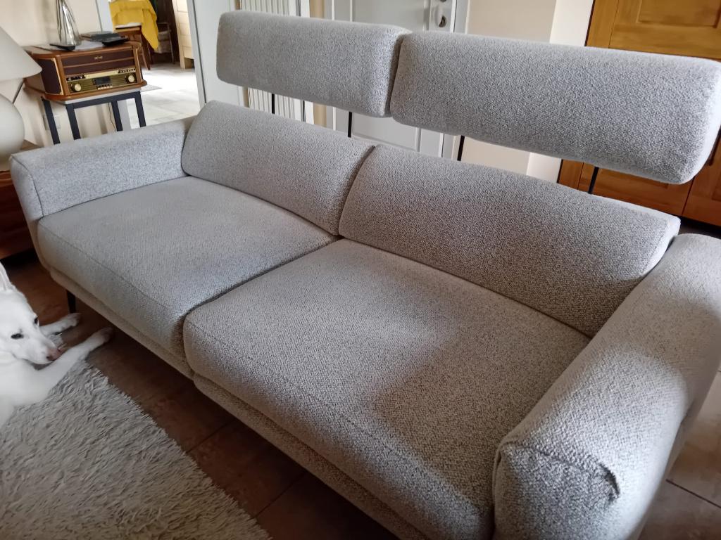 Vol elektrisch salonzetel, Huis en Inrichting, Zetels | Zetels, Zo goed als nieuw, Rechte bank, Tweepersoons, 150 tot 200 cm, 75 tot 100 cm