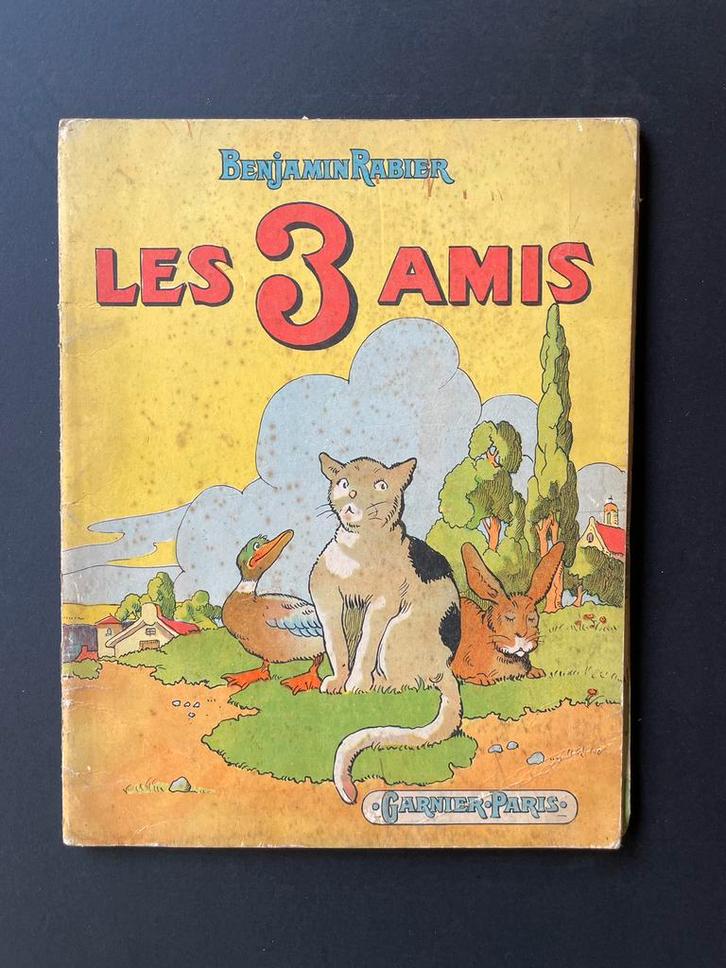 Vintage Frans kinderboek van illustrator Benjamin Rabier, Boeken, Stripverhalen, Zo goed als nieuw, Ophalen of Verzenden