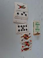 Speelkaarten tiger de blieck, Verzamelen, Biermerken, Ophalen of Verzenden