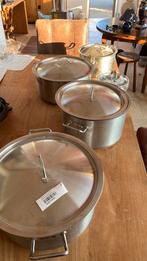 Lot de 5 cassroles inox neuves, Enlèvement, Comme neuf, Inox