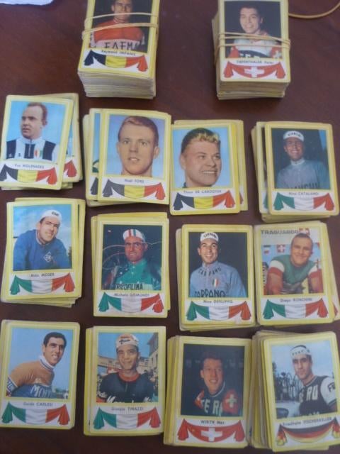 wielrennen Maple Leaf Gum chromo's 1960 Nederland, Ophalen, Gebruikt