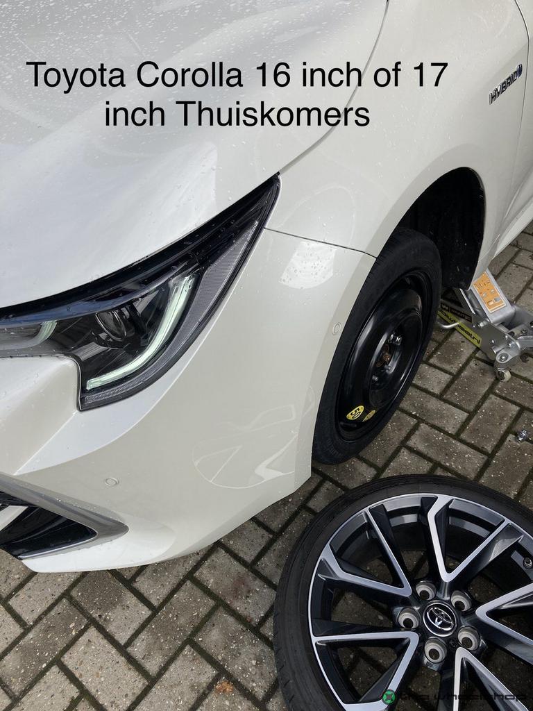 Thuiskomer Reservewiel Toyota Yaris Corolla & Cross CHR 17 i, Pneus et Jantes, Véhicule de tourisme, -, Utilisé