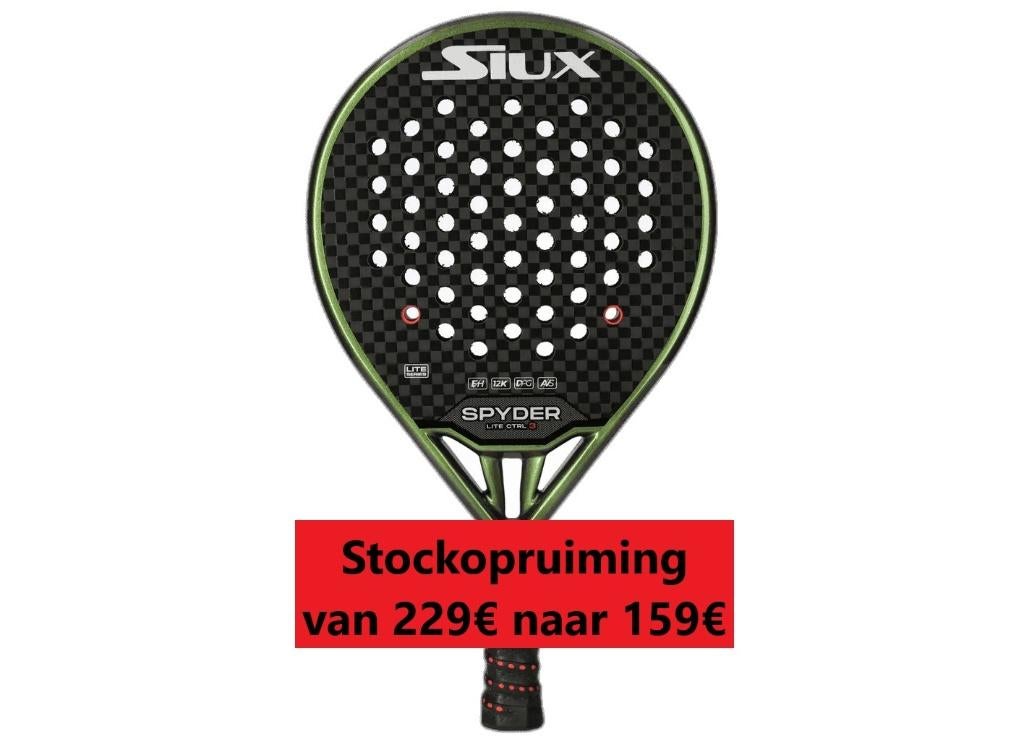 nieuwe Siux Spyder lite ctrl 3 padel racket, Enlèvement ou Envoi, Neuf, Raquette de padel