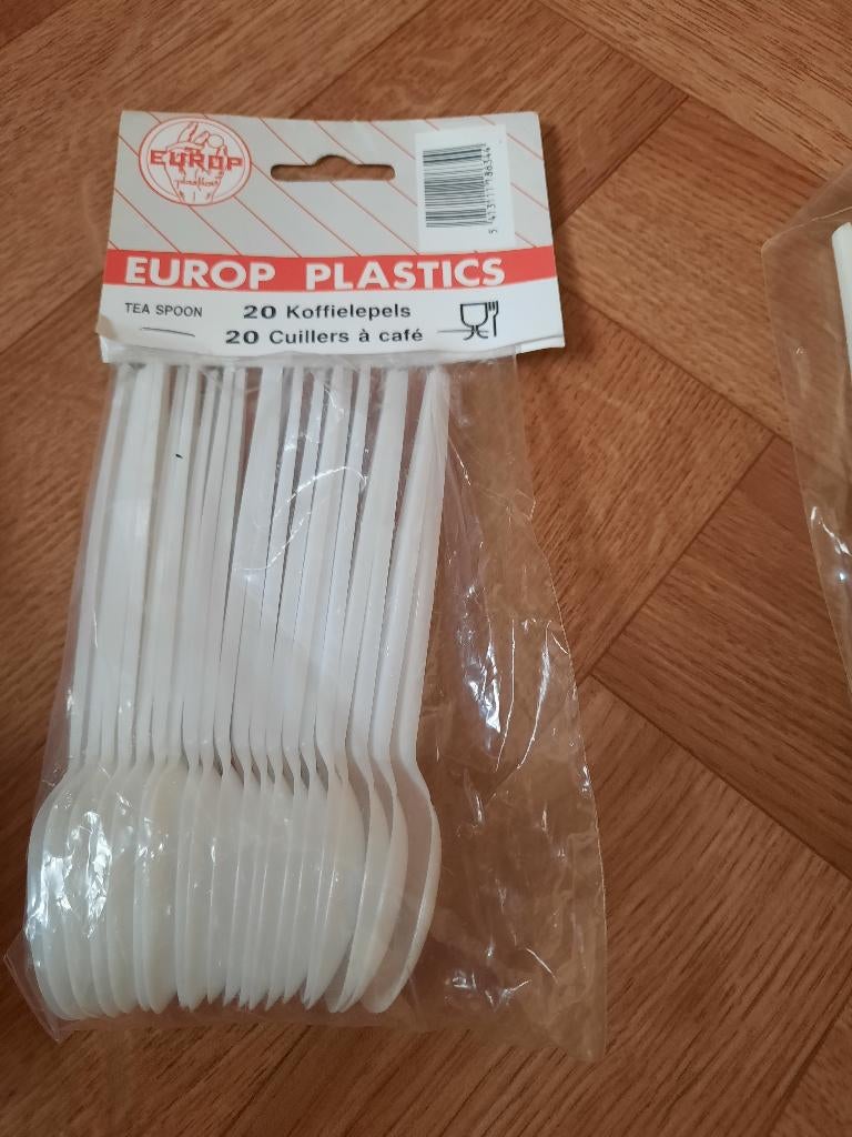 nieuw pak van 20 plastieken koffie lepels, Ophalen of Verzenden, Nieuw