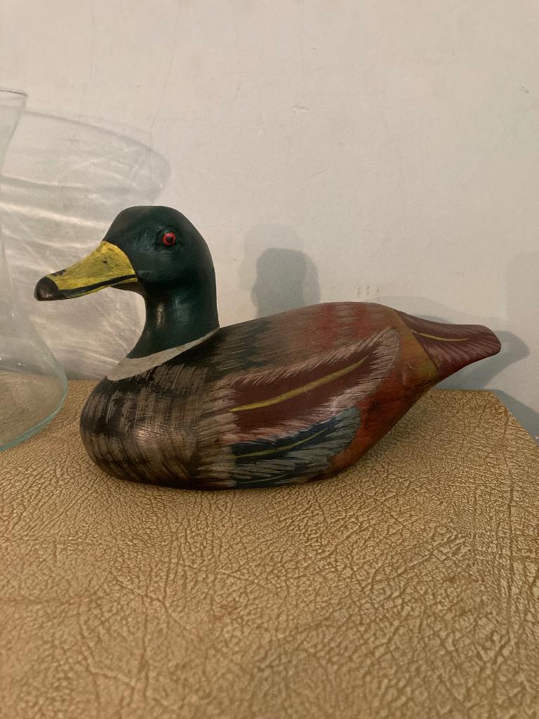 Oude houten lokeend, Ophalen