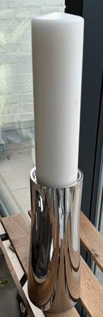 GEORG JENSEN (Denmark) design: fruitschaal + kaars(houder), Antiquités & Art, Enlèvement ou Envoi