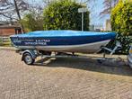 Aluminium visboot 14ft met nette trailer, Ophalen, Geen motor, Gebruikt, Aluminium
