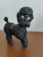 Caniche en platique (années 60), Made in Italy, Enlèvement ou Envoi, Utilisé, Chien ou Chat, Statue ou Figurine