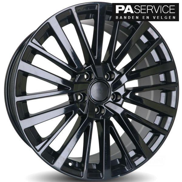 Nw 20 inch Gloss Black Volkswagen Transporter Zomerset, -, 275 mm, -, Banden en Velgen
