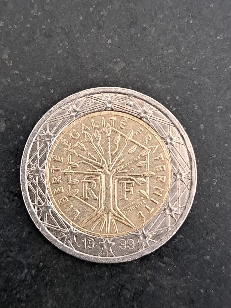 France, 2€, 1999, Enlèvement ou Envoi, France