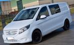 Mercedes vito doub cabine 5pls an2017.235mkm 1prop 13999€, Autos, Cuir, Euro 6, Boîte manuelle, Mercedes-Benz