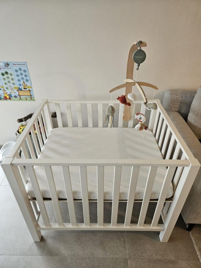 Quax park Mila (Wit) + Matras (ABZ Dolfijn), Kinderen en Baby's, Babyparken, Ophalen, Gebruikt, Rechthoekig, In hoogte verstelbaar