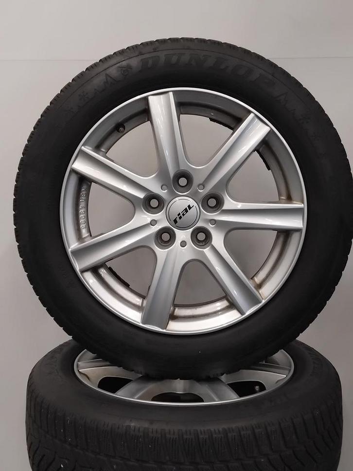Winterbanden velgen VW Golf 205/55 R16, Auto-onderdelen, Banden en Velgen, Banden en Velgen, Winterbanden, 16 inch, 205 mm, Personenwagen