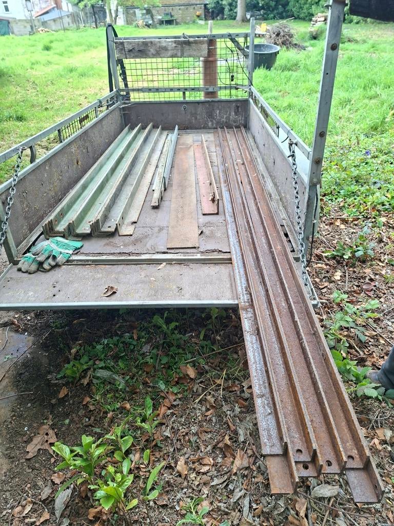 Cornieres et poutre, Doe-het-zelf en Bouw, Metalen, Ophalen