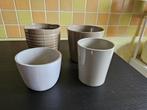 Lot de 4 cache-pot en céramique, Jardin & Terrasse, Moins de 25 cm, Comme neuf, Enlèvement, Intérieur
