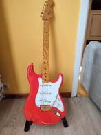Stratocaster  Squier classic vibe 50s Fiesta Red, Ophalen, Zo goed als nieuw, Solid body, Fender