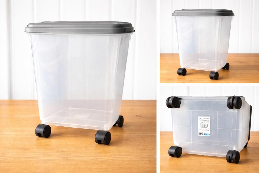 20L - Voedselbak voor Dierenvoeding op Wieltjes, Enlèvement, Comme neuf