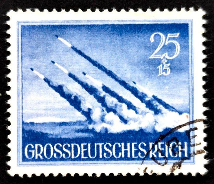 Grossdeutsches Reich: Nebelwerfer 1944, Timbres & Monnaies, Timbres | Europe | Allemagne, Affranchi, Autres périodes, Enlèvement ou Envoi