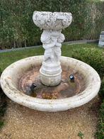 Tuinfontein met cherubijnen, Ophalen, Gebruikt, Beton, Fontein