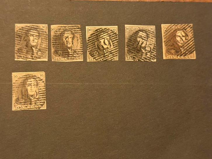 Belgique OBP 1 & 2, Timbres & Monnaies, Timbres | Europe | Belgique, Affranchi, Avec timbre, Enlèvement ou Envoi