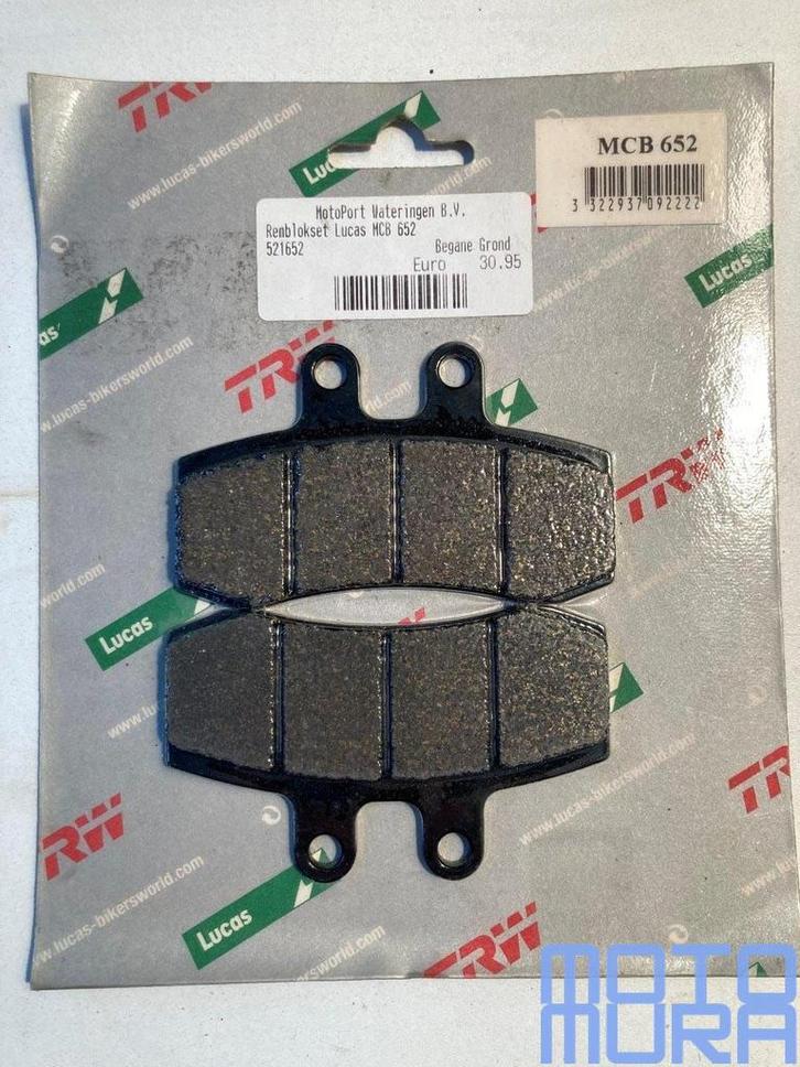 TRW MCB652 remblokken set Aprilia Pegaso 650  1991 - 1996 re, Motoren, Onderdelen | Overige, Nieuw, Ophalen of Verzenden