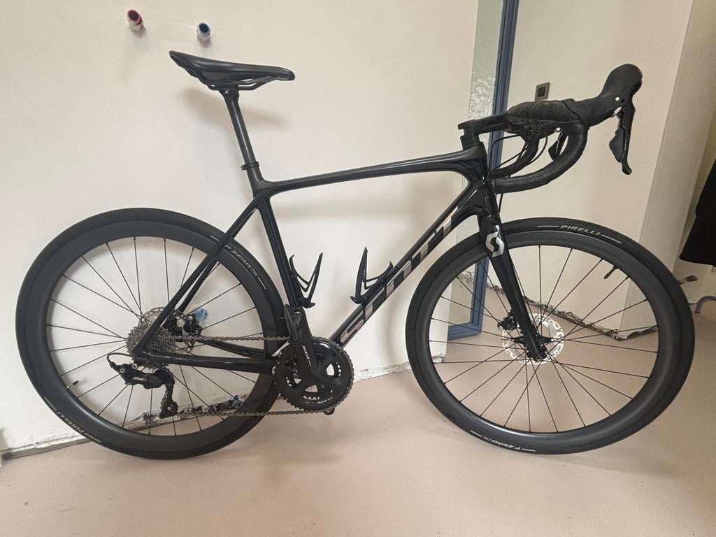 Koersfiets Scott Addict 20 disc, Fietsen en Brommers, Ophalen, Gebruikt, Carbon