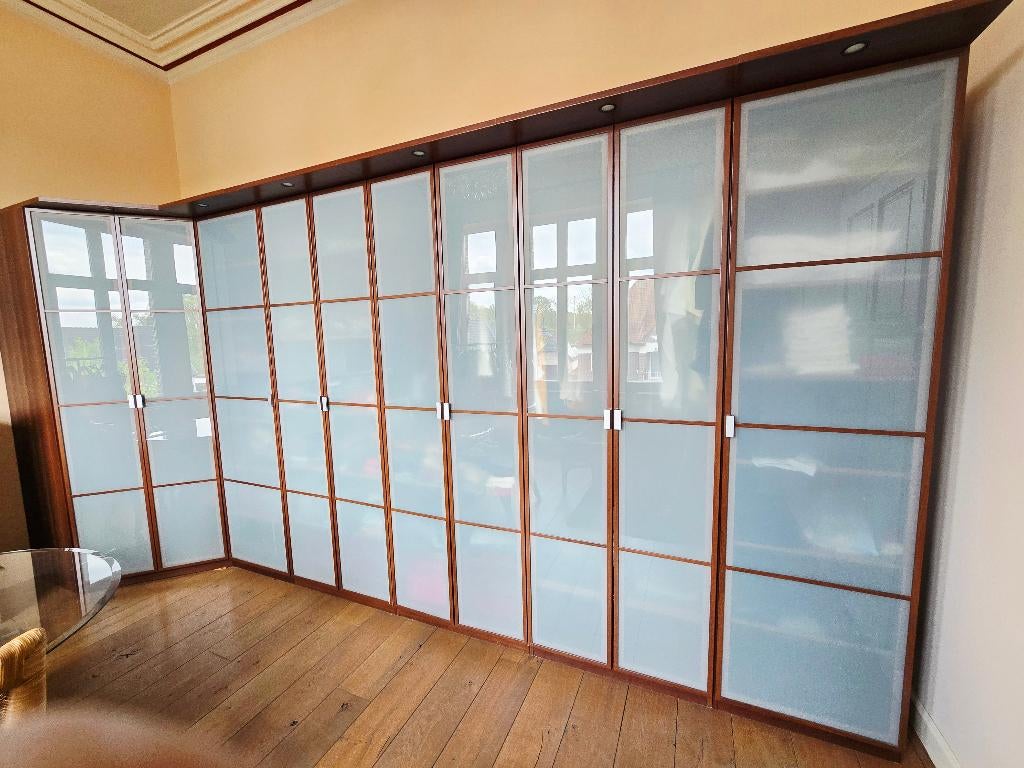 kledingkast 6 delig, Huis en Inrichting, Ophalen, Glas