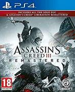 assassin's creed 3 jeu playstation 4, Enlèvement ou Envoi, Comme neuf