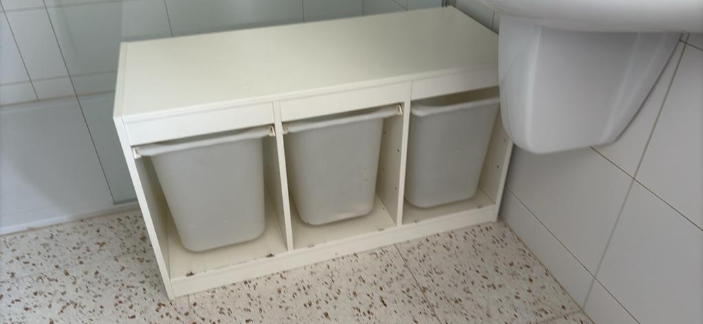 Trofast kast met 3 grote bakken, Ophalen, Zo goed als nieuw, Kast