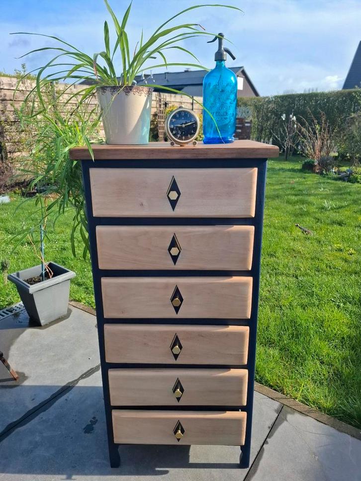 Semainier Gatsby,  meuble vintage relooké, Maison & Meubles, Armoires | Commodes, Enlèvement