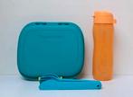 Tupperware™ « Set Déjeuner » vert - orange - bleu, Maison & Meubles, Cuisine| Tupperware, Envoi, Neuf, Bleu, Boîte