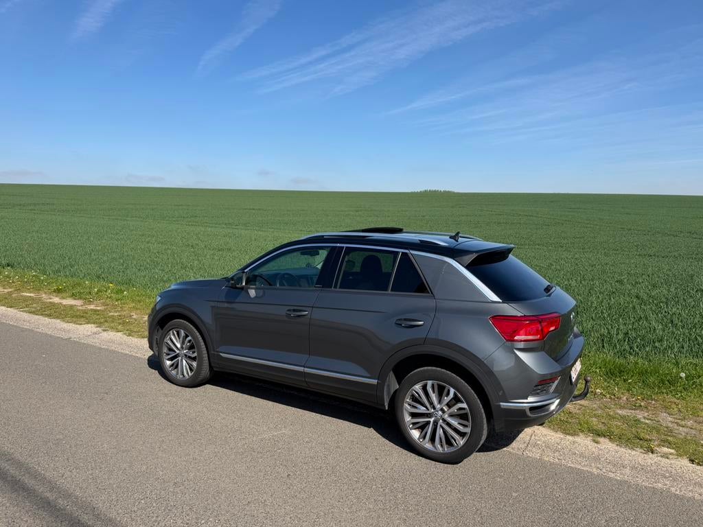 Vw Troc 2.0 TDI, Auto's, Volkswagen, Particulier, T-Roc, Panoramadak, Diesel, Euro 6, SUV of Terreinwagen, 5 deurs, Automaat, Zilver of Grijs