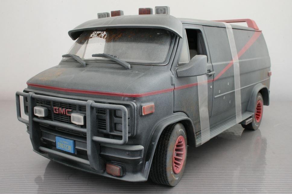 Fourgonnette GMC Vandura Greenlight 1/18 (équipe A), Enlèvement ou Envoi, Neuf, Autres types, Autres marques