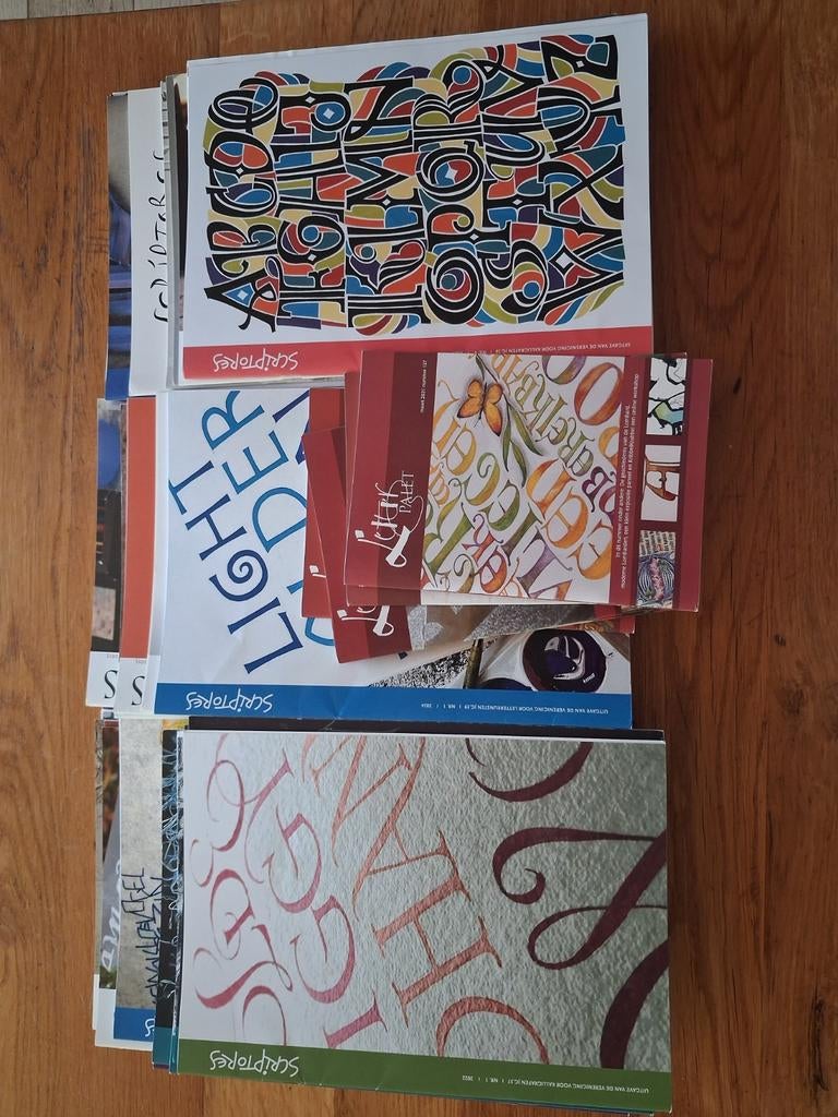 Verzameling kalligrafie boeken ( lot), Ophalen