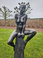 Duriez Irénée kunstbeeld vroeg werk zittend naakt,ook andere, Ophalen of Verzenden