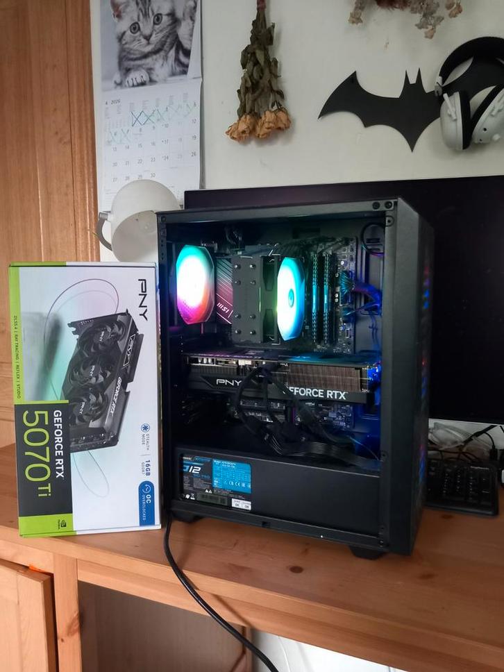 PC de jeu haut de gamme | RTX 5070 Ti, Informatique & Logiciels, Ordinateurs de bureau, SSD, Avec carte vidéo, Gaming, Enlèvement ou Envoi
