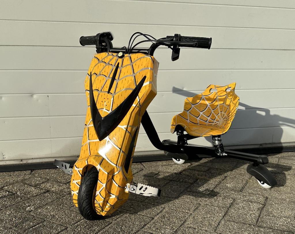 Elektrische Drift Trike Kart geel 250W 36V Bluetooth - Verin, Ophalen of Verzenden, Nieuw
