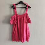 Boheemse fushia-roze kanten top met open schouders, Kleding | Dames, Topjes, Maat 42/44 (L), Ophalen of Verzenden, Korte mouw