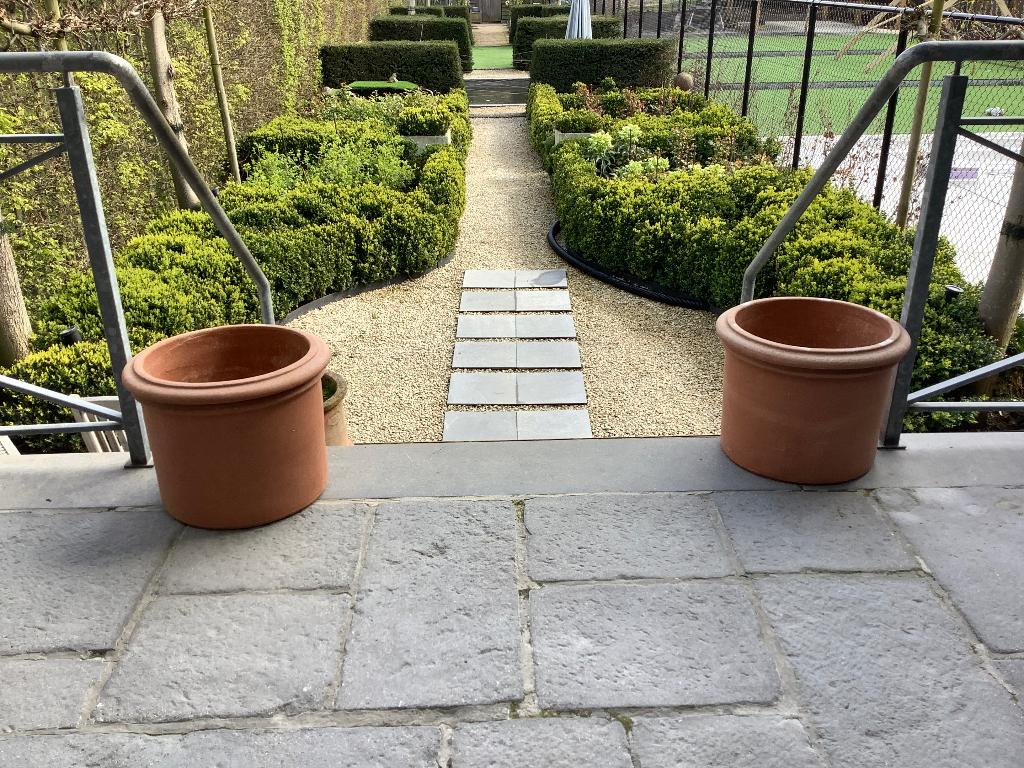 Bloempot, Tuin en Terras, Rond, Nieuw, Minder dan 40 cm, Balkon