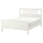 Bed Ikea Hemnes wit incl. Latoflex en matras 160 x 200cm, Huis en Inrichting, Slaapkamer | Bedden, Ophalen, Gebruikt, Wit, Tweepersoons